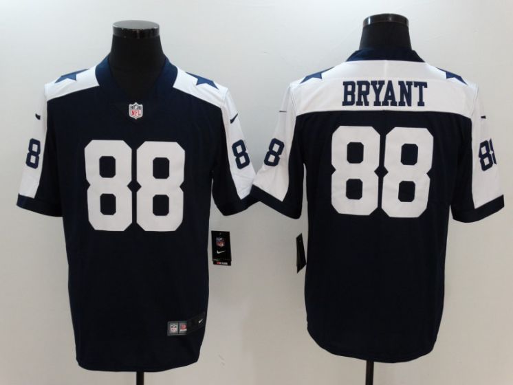 Men Dallas Cowboys #88 Bryant Blue Thanksgiving Nike Vapor Untouchable Limited NFL Jerseys